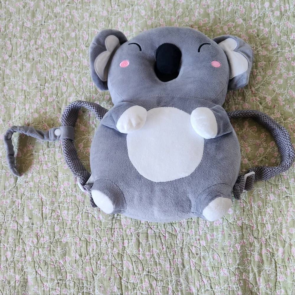 baby bump protect backpack Charming Gray Koala Plush  for Kids Girls/Boy's